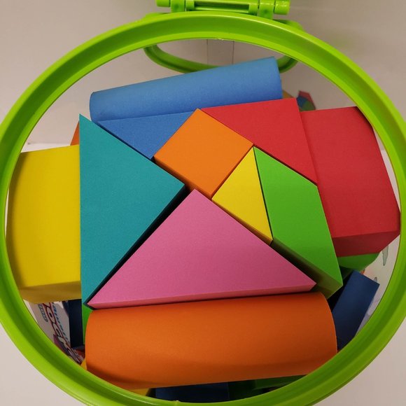 New 95pc Foam Building Blocks - Picture 6 of 13